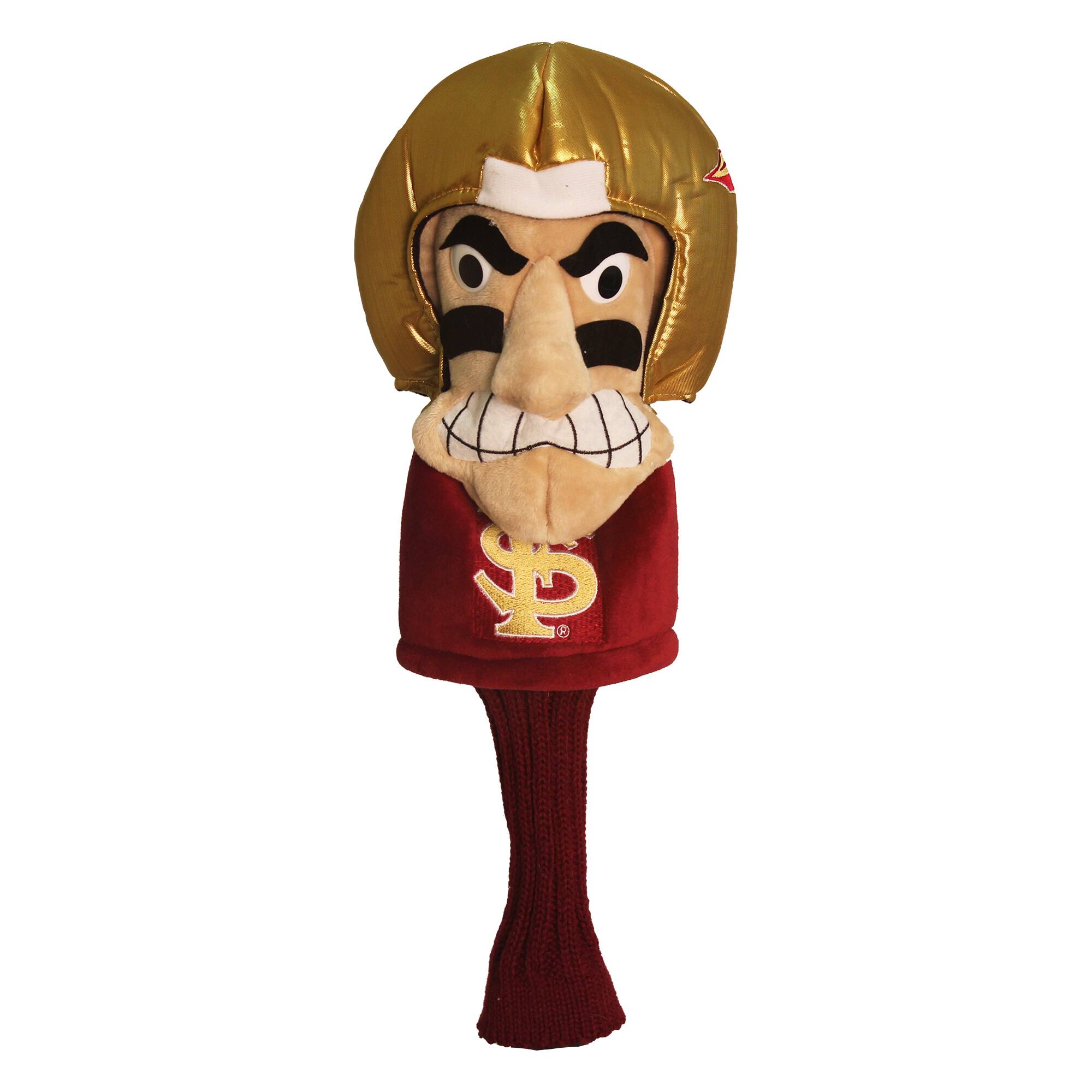 Front. Team Golf - Florida State Seminoles Mascot Head Cover - Multicolor.