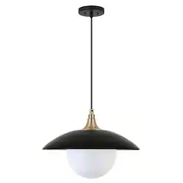 Camden&Wells - Alvia Pendant Light - Matte Black/Brass