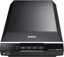 Epson - Perfection V600 Photo Scanner - Black - Front_Zoom