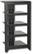 Angle. Sanus - Natural Foundations A/V Series 5-Shelf System - Black.