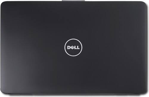 Front Standard. Dell - Laptop with Intel® Core™2 Duo Processor - Obsidian Black.
