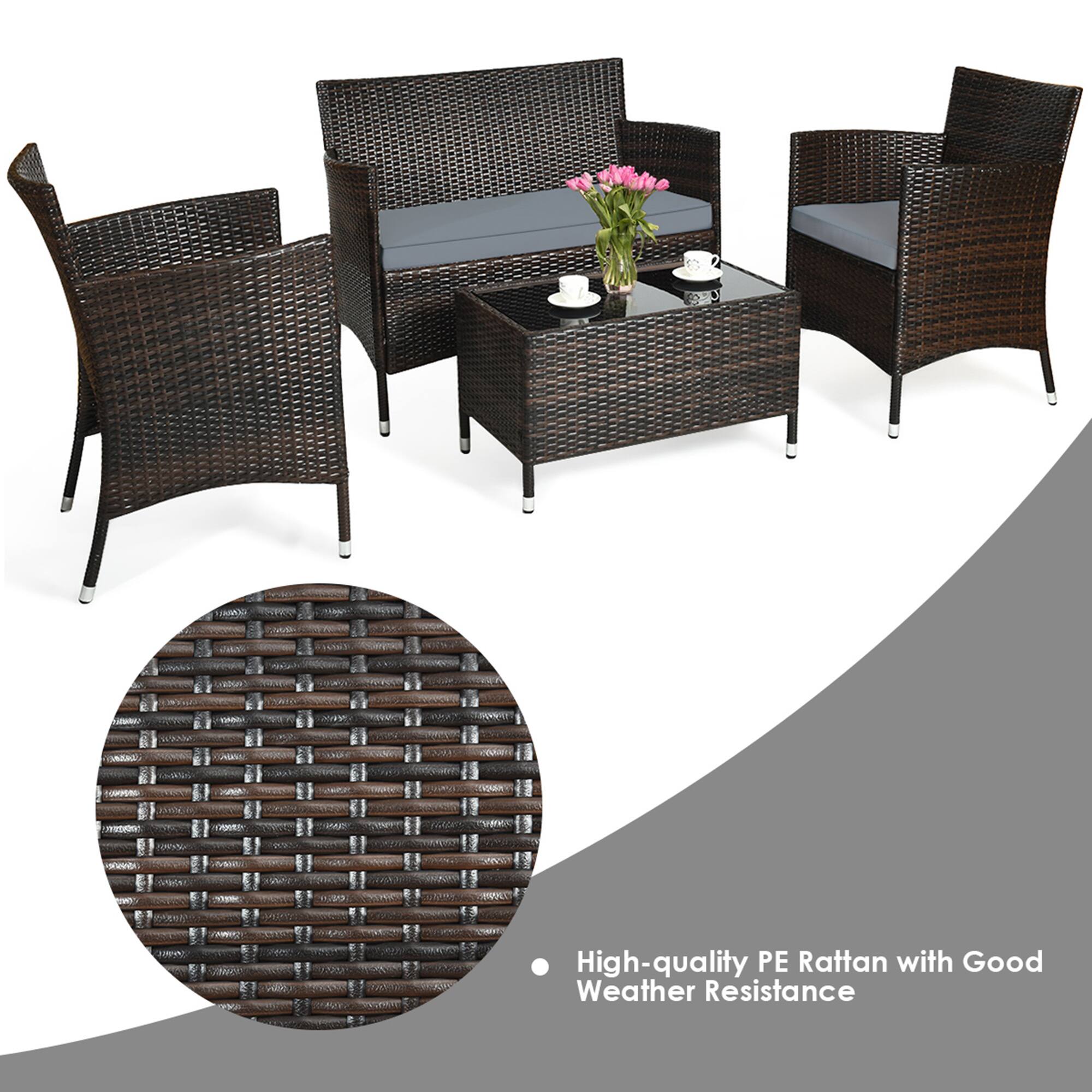 High-quality PE Rattan with Good Weather Resistance