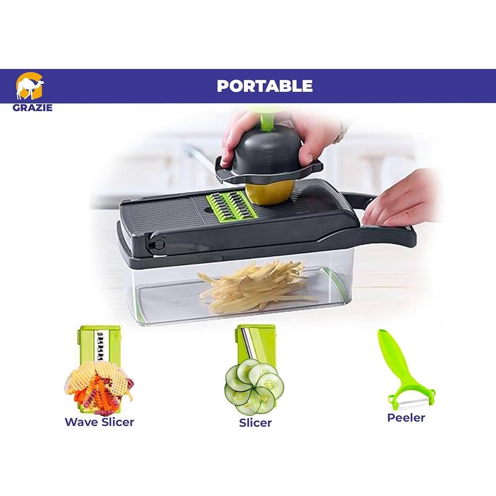 PORTABLE  
GRAZIE  

Wave Slicer  
Slicer  
Peeler