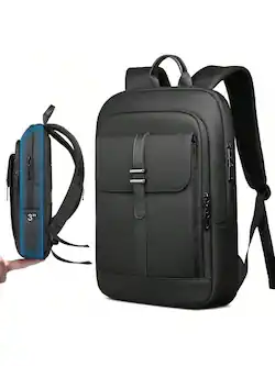 anti theft laptop backpack slim 15.6 Inch with USB Charging Port Anti-Theft Business Travel Backpack 15.6 Inch / Black the expanded mode of the large capacity for more load to meet your camping Best Buy
