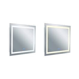 CWI Lighting - Abril Rectangle Matte LED 40 in. Mirror From our Abril Collection - White