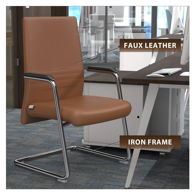 FAUX LEATHER  
IRON FRAME