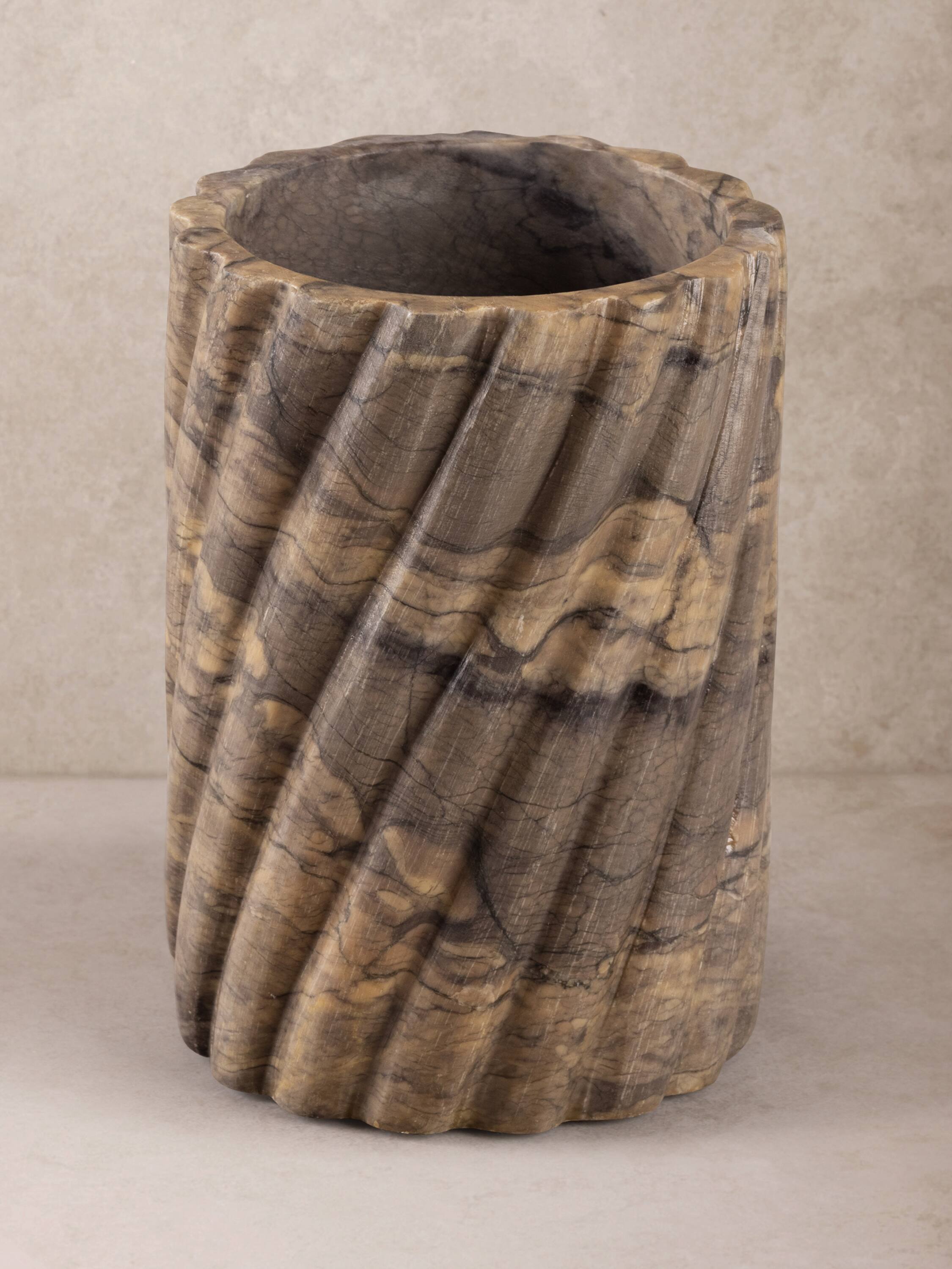 Front. GAURI KOHLI - Taraz Wine Cooler - Brown.