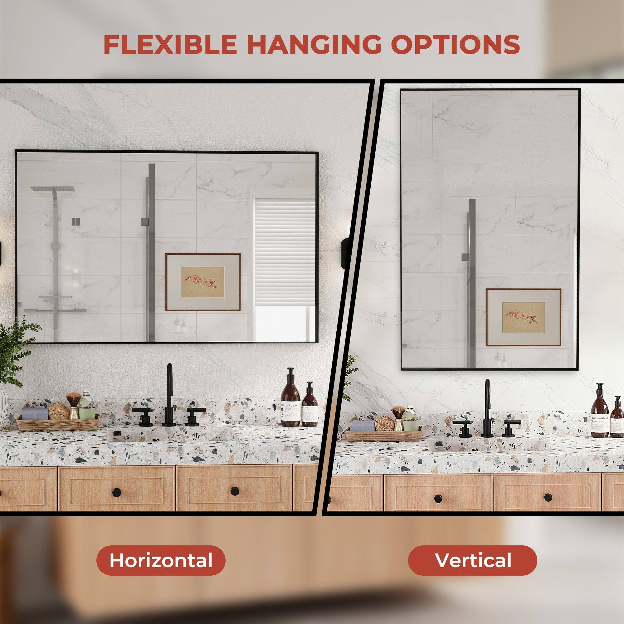 FLEXIBLE HANGING OPTIONS

Horizontal

Vertical