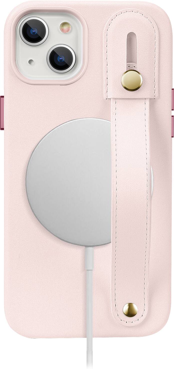 Alt View 17. SaharaCase - FingerGrip Series Case for Apple iPhone 14 Plus - Light Pink.