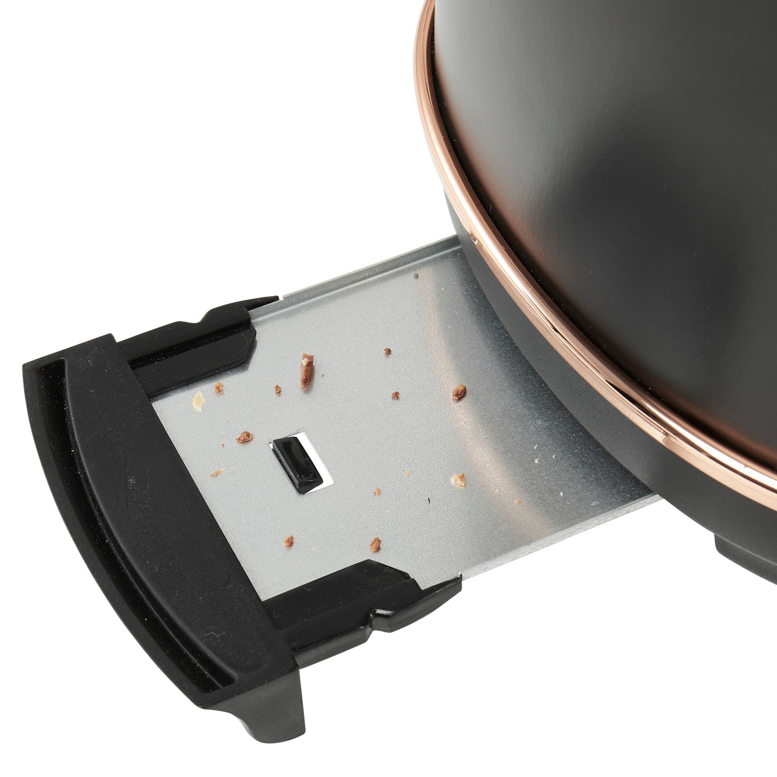 Alt View 14. Haden - Heritage 2 Slice Toaster - Black and Copper.