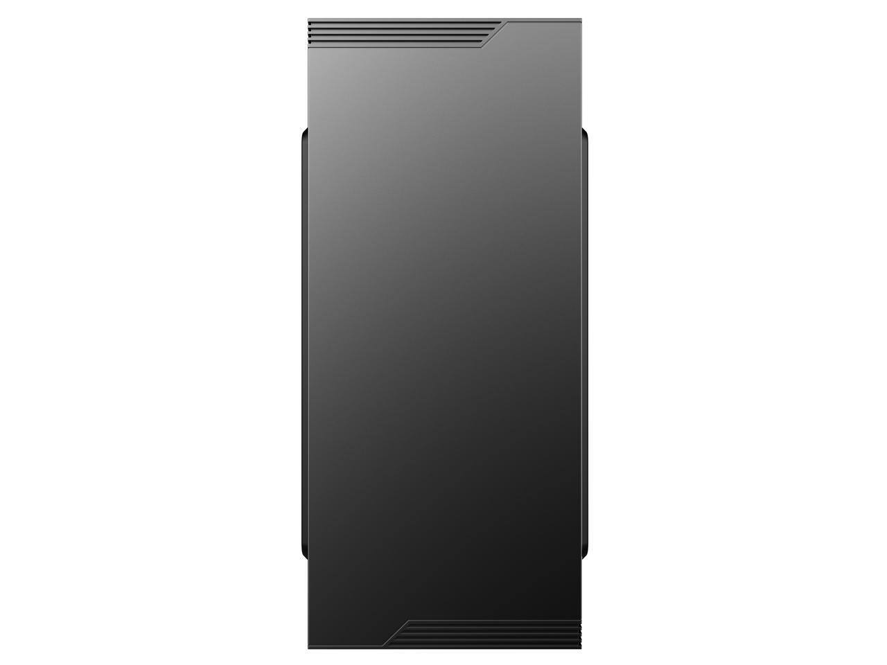 Alt View 2. DIYPC - DIYPC DIY-S05-BK USB3.0 ATX Mid Tower Case, 3x120mm Black Fans - Black.