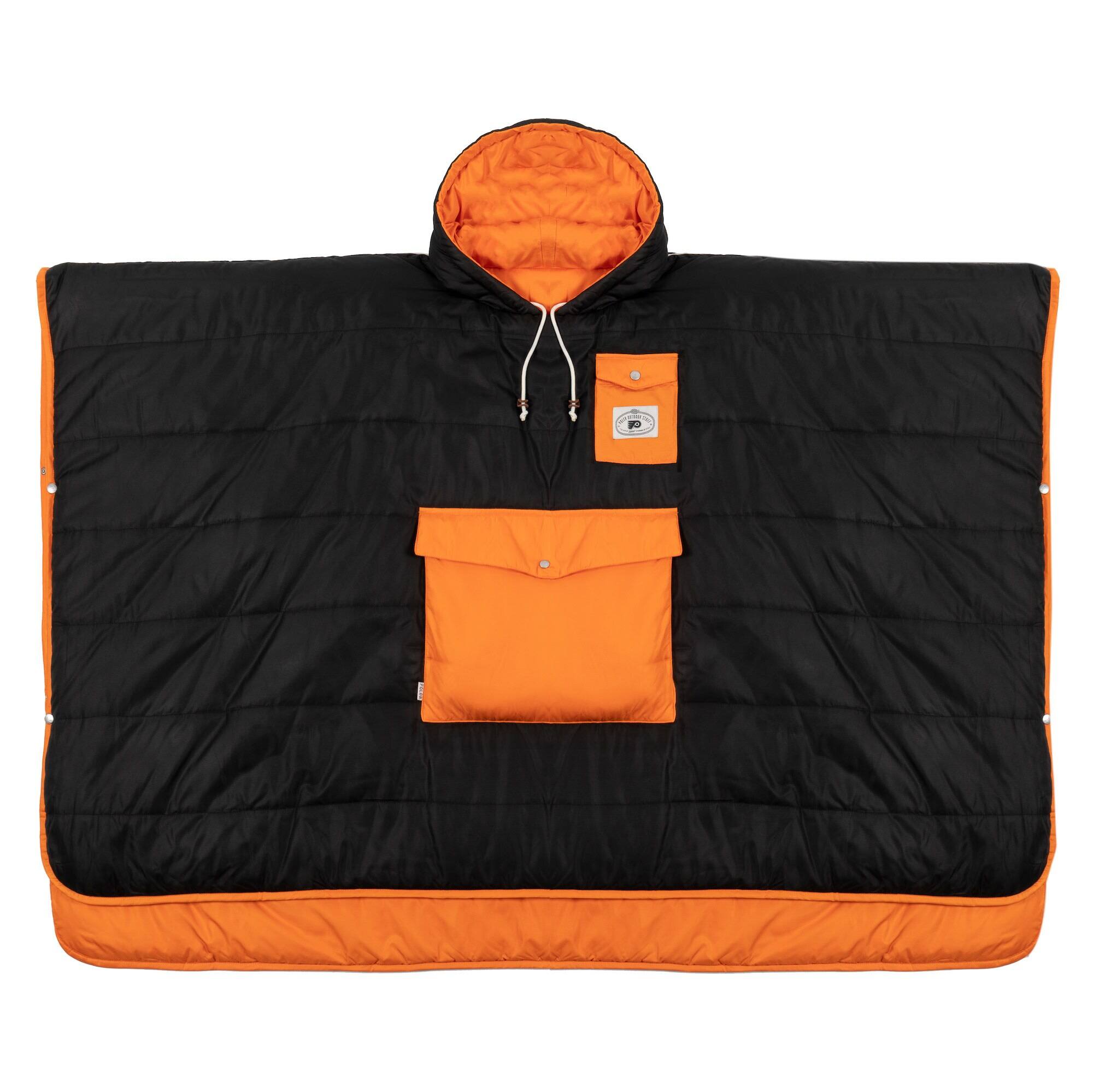 Alt View 1. Poler - Philadelphia Flyers Reversible Camp Poncho - Multicolor.