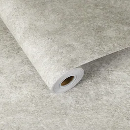 Unique Bargains - 23.6x197 Concrete Wallpaper, Cement Contact Paper, Vinyl Stained Matte Stripe Textured Adhesive for Kitchen & Bathroom - Stripe Blue Grey