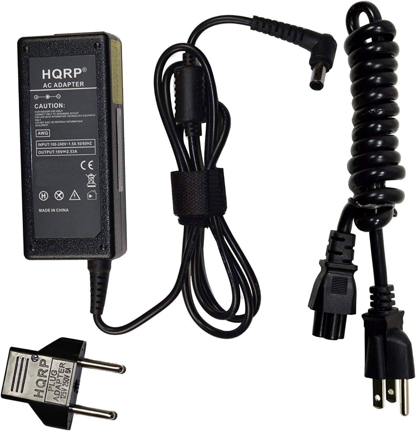 HQRP - 19V AC Adapter for Samsung HW-K360 HW-KM36 HW-KM36C PS-WK360 Soundbar Speaker System Power Supply Cord Adaptor