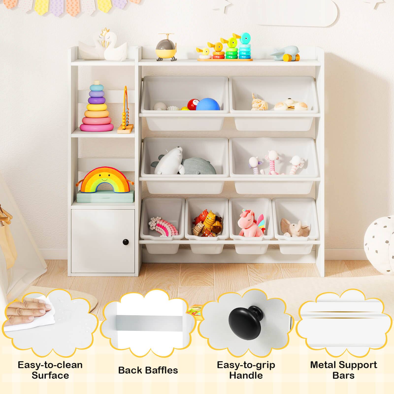 - Easy-to-clean Surface
- Back Baffles
- Easy-to-grip Handle
- Metal Support Bars