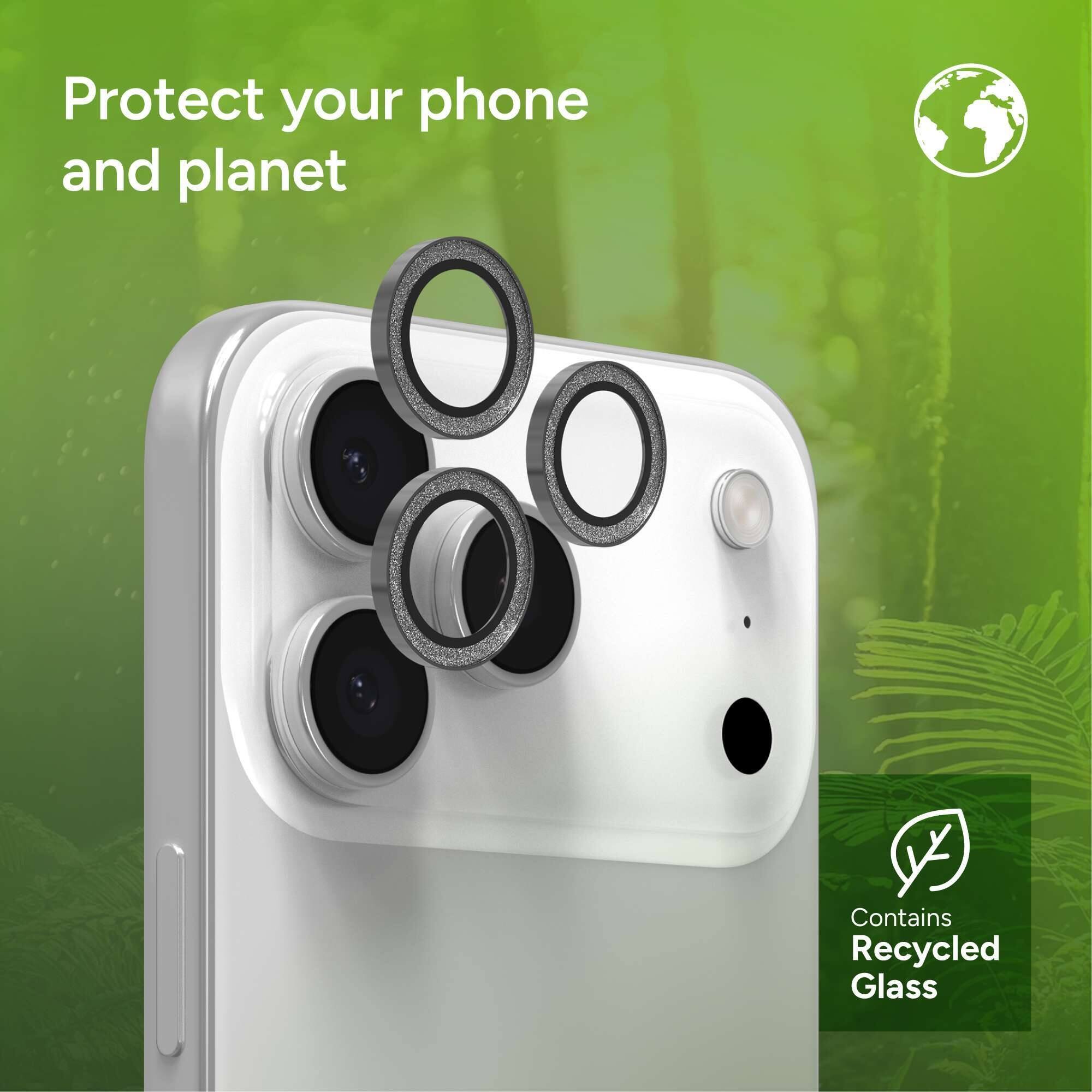 Protect your phone and planet
Contains Recycled Glass