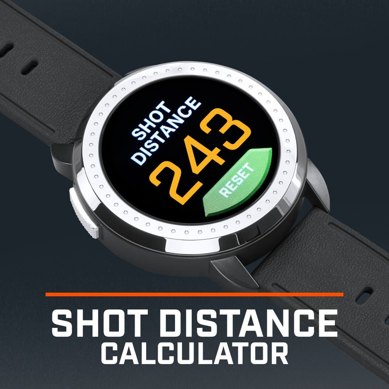 DISTANCE SHOT 243 RESET SHOT DISTANCE CALCULATOR