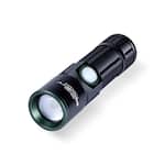 Police Security - USB 550 Lumen Flashlight - Black