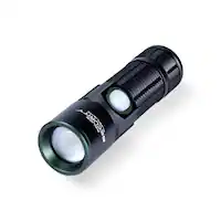 Police Security - USB 500 Lumen Flashlight - Black - Front_Zoom