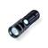 Front. Police Security - USB 500 Lumen Flashlight - Black.