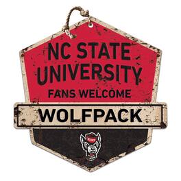 Jardine - NC State Wolfpack Fans Welcome Sign - Red