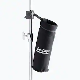 On Stage Stands - On-Stage DA100 Clamp-On Drum Stick Holder - Black