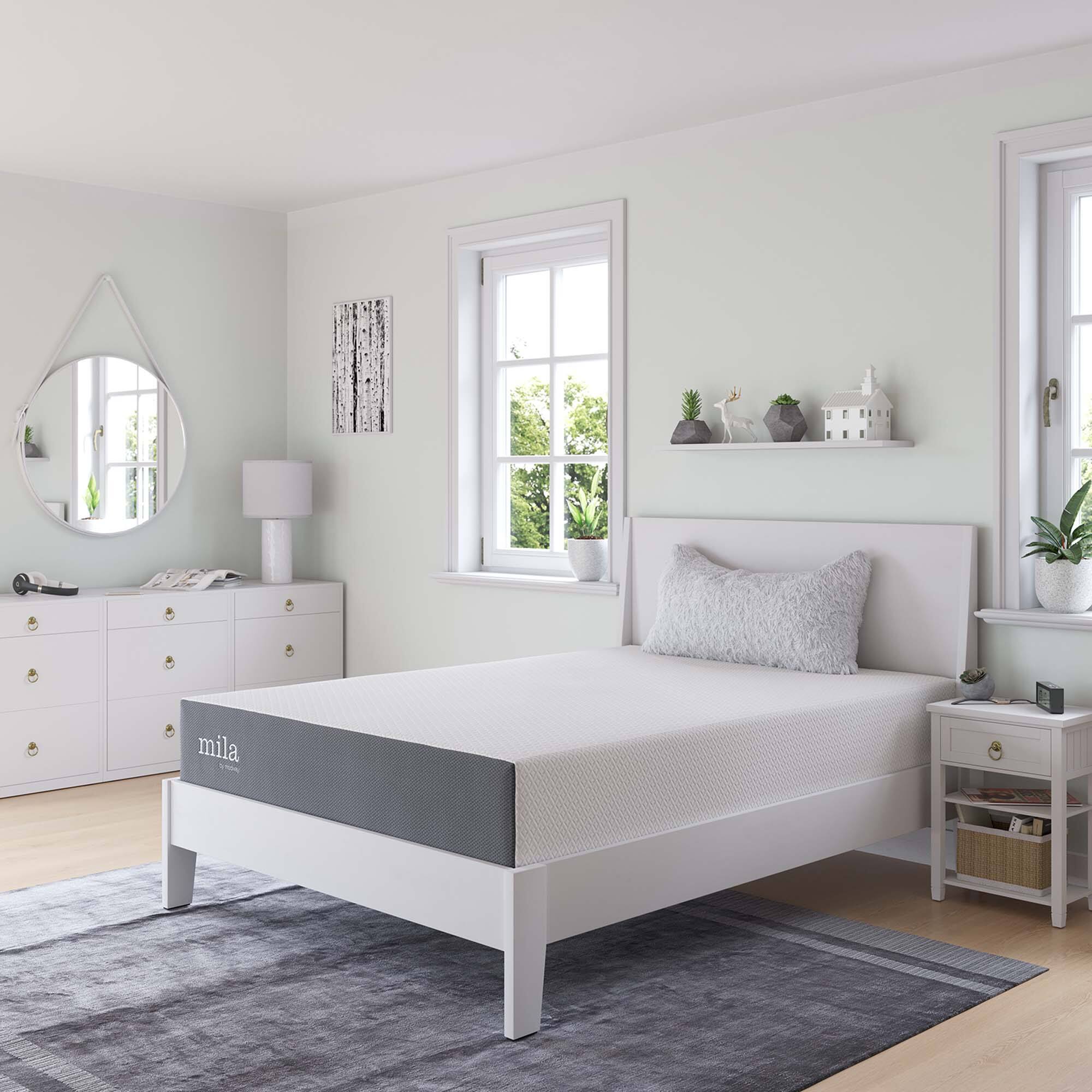 Alt View 2. Modway - Mila 10" Full Mattress by Modway - White.