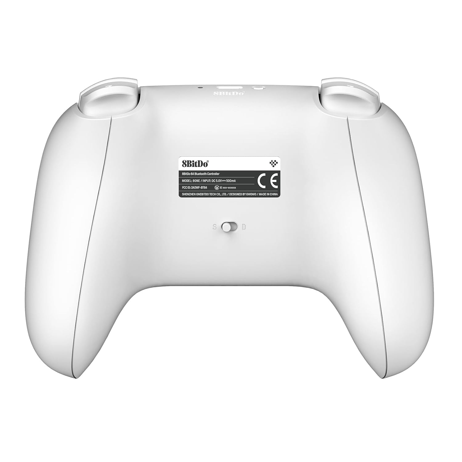 8BitDo  
Made in China  
Designed by 8BitDo / Made in China  

Model: 8BitDo  
Input: DC 5V-1000mA  
FC: GB, GBC, GBA, NDSL, NDSi, N3DS, 3DS, 2DS, N64, N64DD, N64DD Rumble Pak, N64DD Rumble Pak (N64DD), N64DD Rumble Pak (N64DD), N64DD Rumble Pak (N64DD), N64DD Rumble Pak (N64DD), N64DD Rumble Pak (N64DD), N64DD Rumble Pak (N64DD), N64DD Rumble Pak (N64DD), N64DD Rumble Pak (N64DD), N64DD Rumble Pak (N64DD), N64DD Rumble Pak (N64DD), N64DD Rumble Pak (N64DD), N64DD Rumble Pak (N64DD), N64DD Rumble Pak (N64DD), N6