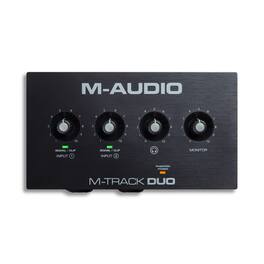 M-Audio - M-TRACK DUO 2-Channel USB Audio Interface with 2 Crystal Preamps (48KHz)