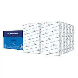 Hammermill - Copy Plus 8.5" x 14" Copy Paper, 20 lbs., 92 Brightness, 5000 Sheets/Carton - White