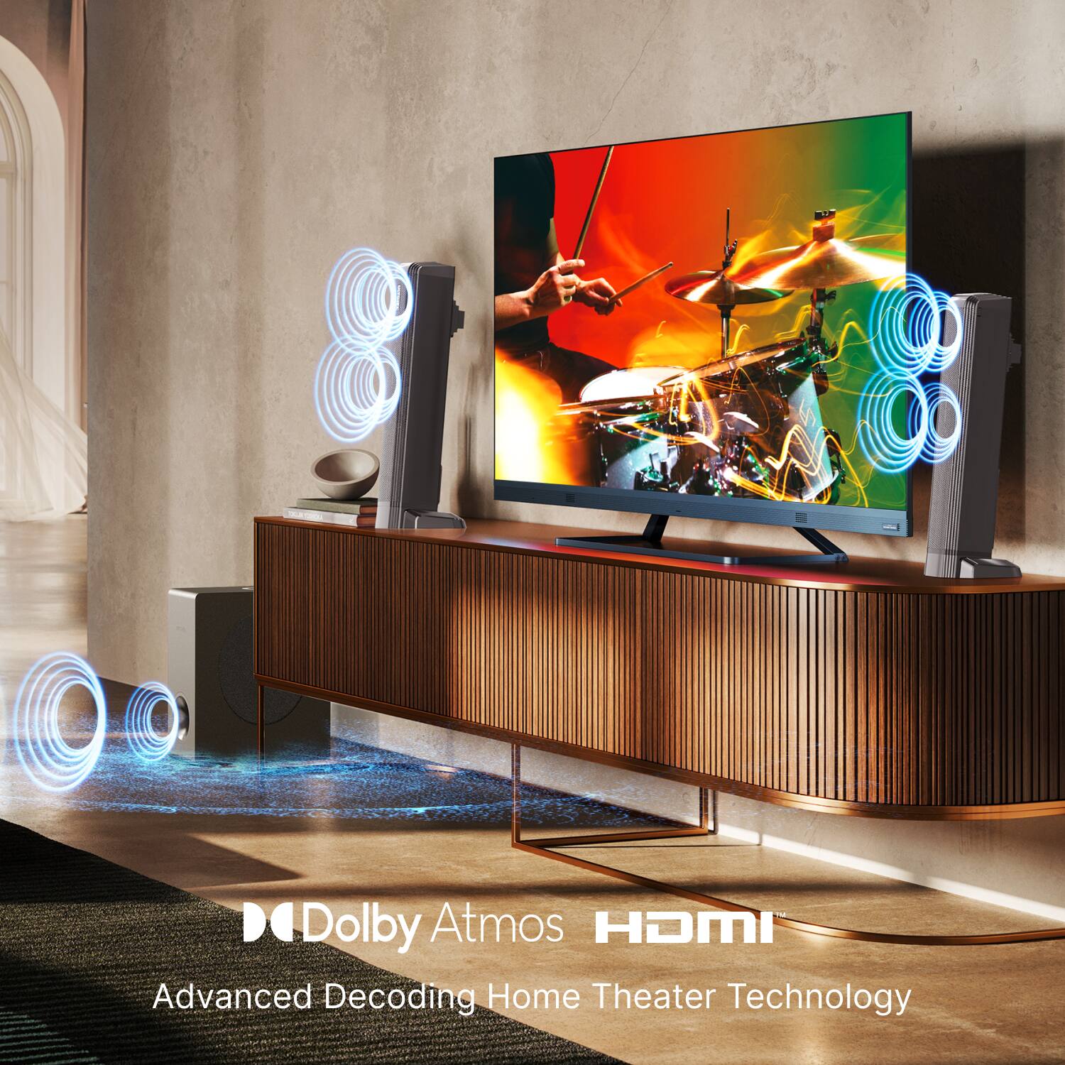 Dolby Atmos HDMI  
Advanced Decoding Home Theater Technology