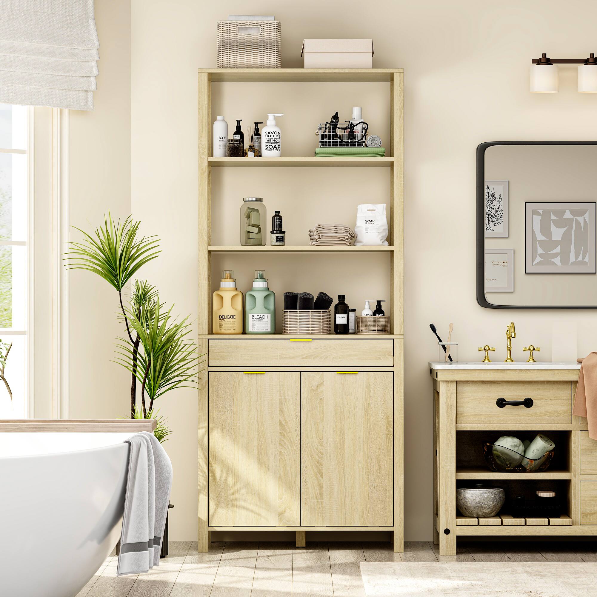 Sure, here is the corrected and grouped text from the image:

- SAVON SOAP
- CRLCATE SINM
- DEJUCA
- BLEACH