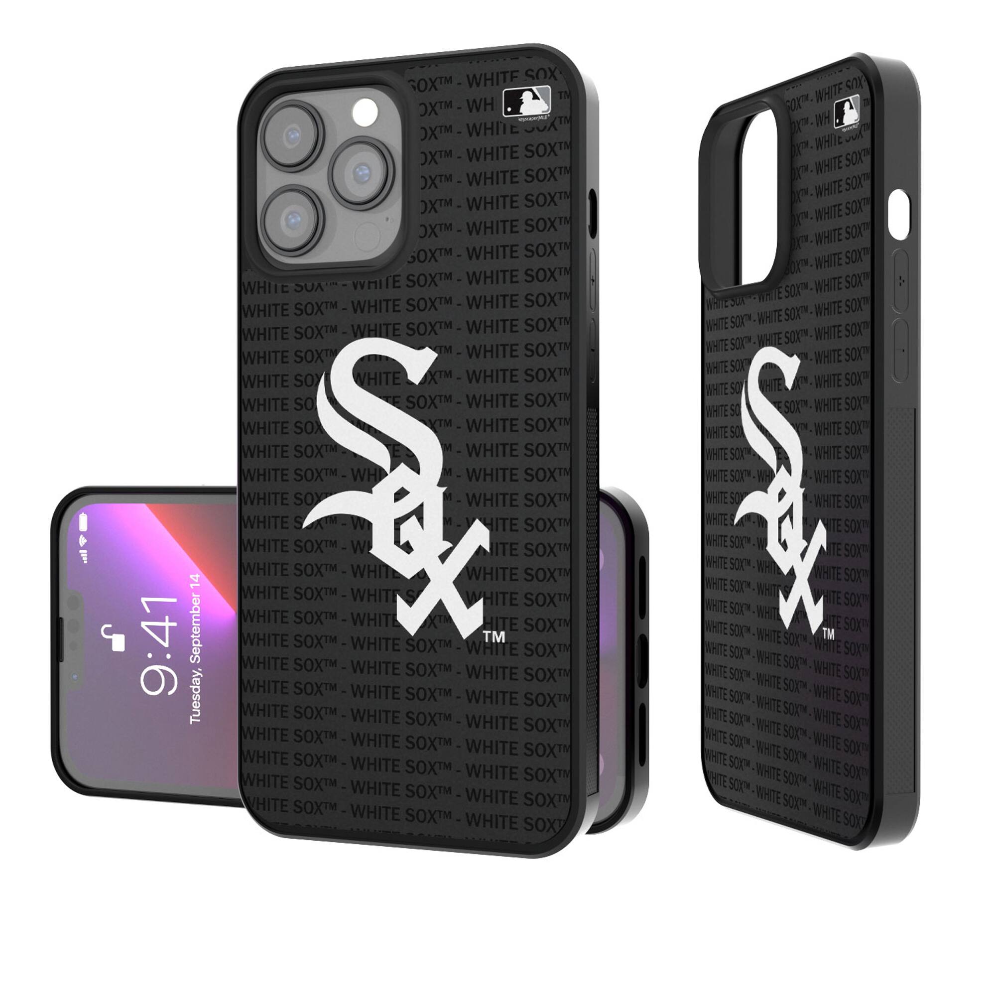 Keyscaper - MLB - Chicago White Sox iPhone Text Backdrop Design Bump Case - 14 Pro Max - Multicolor price history on PriceWatchPro