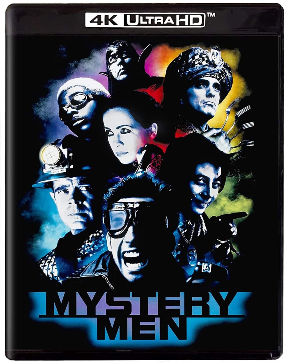 Front. Mystery Men   - 4K Blu-Ray.