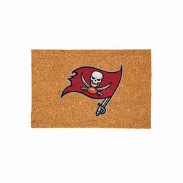 Evergreen Enterprises - Tampa Bay Buccaneers 24" x 36" Outdoor Team Logo Coir Mat - Brown
