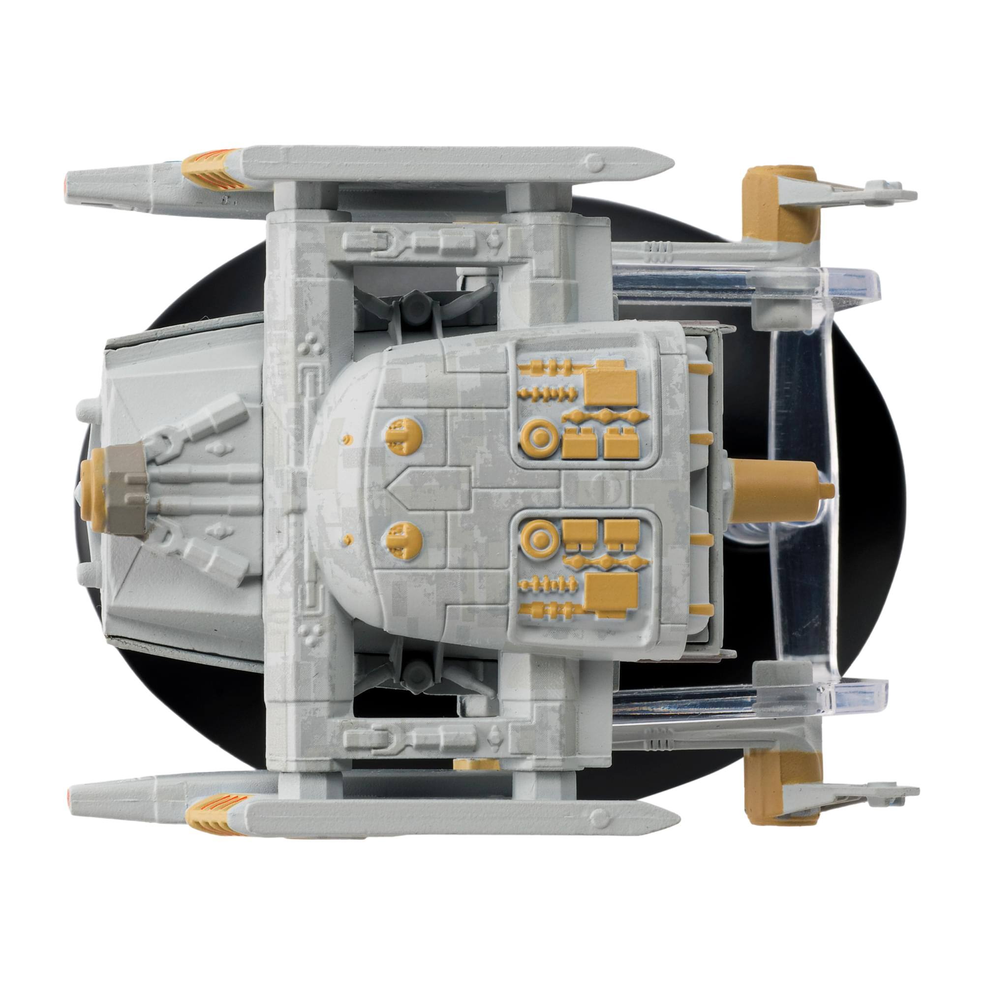 Alt View 4. Eaglemoss - Eaglemoss Star Trek Starship Replica | Federation Tug - Grey.