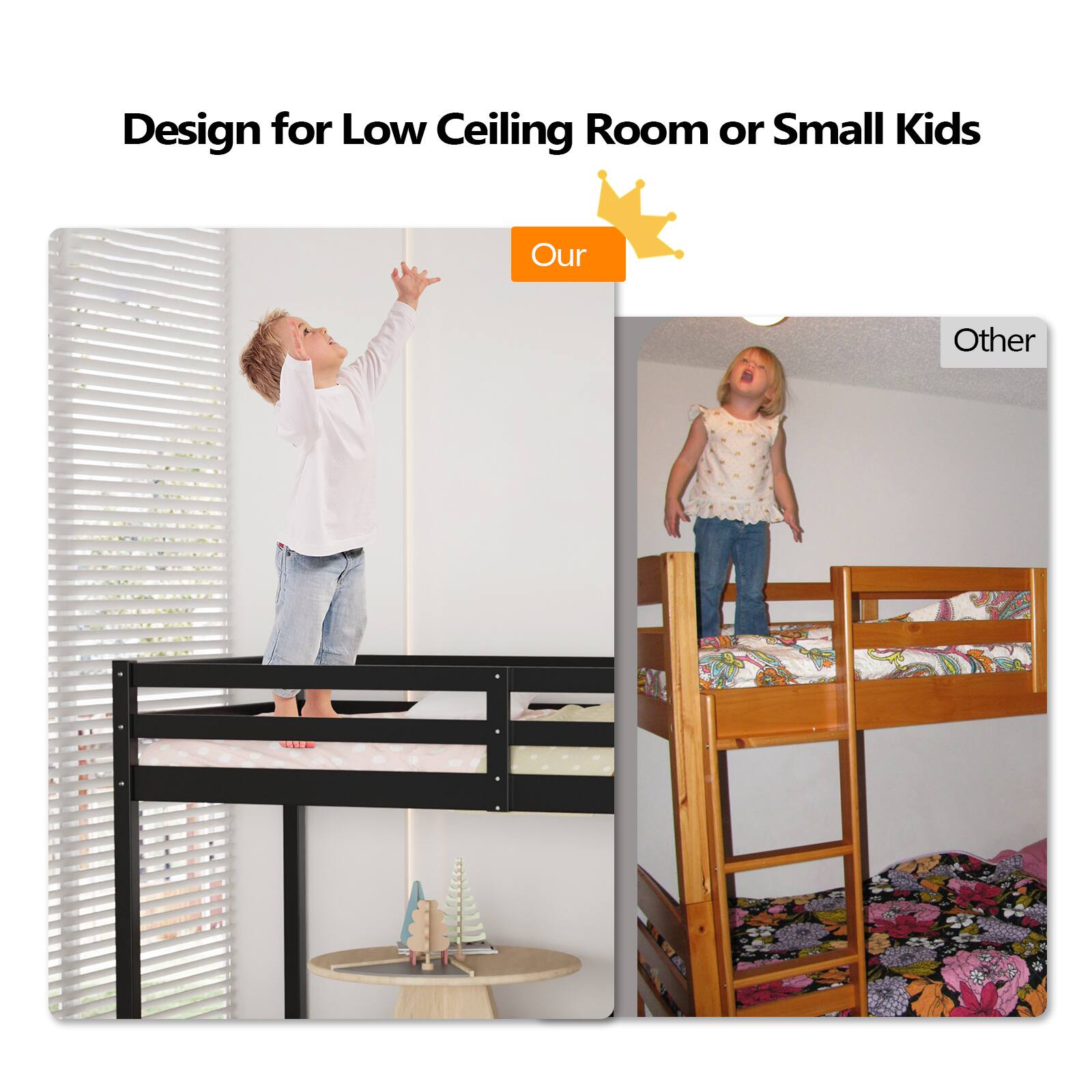 Design for Low Ceiling Room or Small Kids

Our

Other
