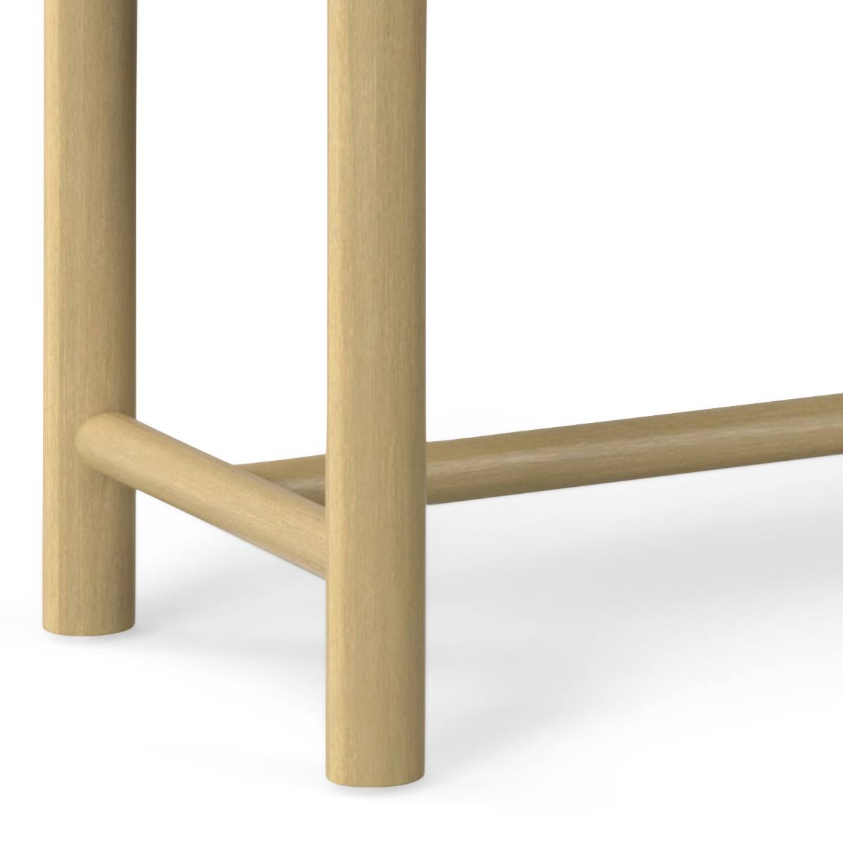 Alt View 5. Simpli Home - Dahlia SOLID ACACIA WOOD 18 inch x 46 inch Contemporary Outdoor Indoor Bench in Natural Taupe - Natural Taupe.