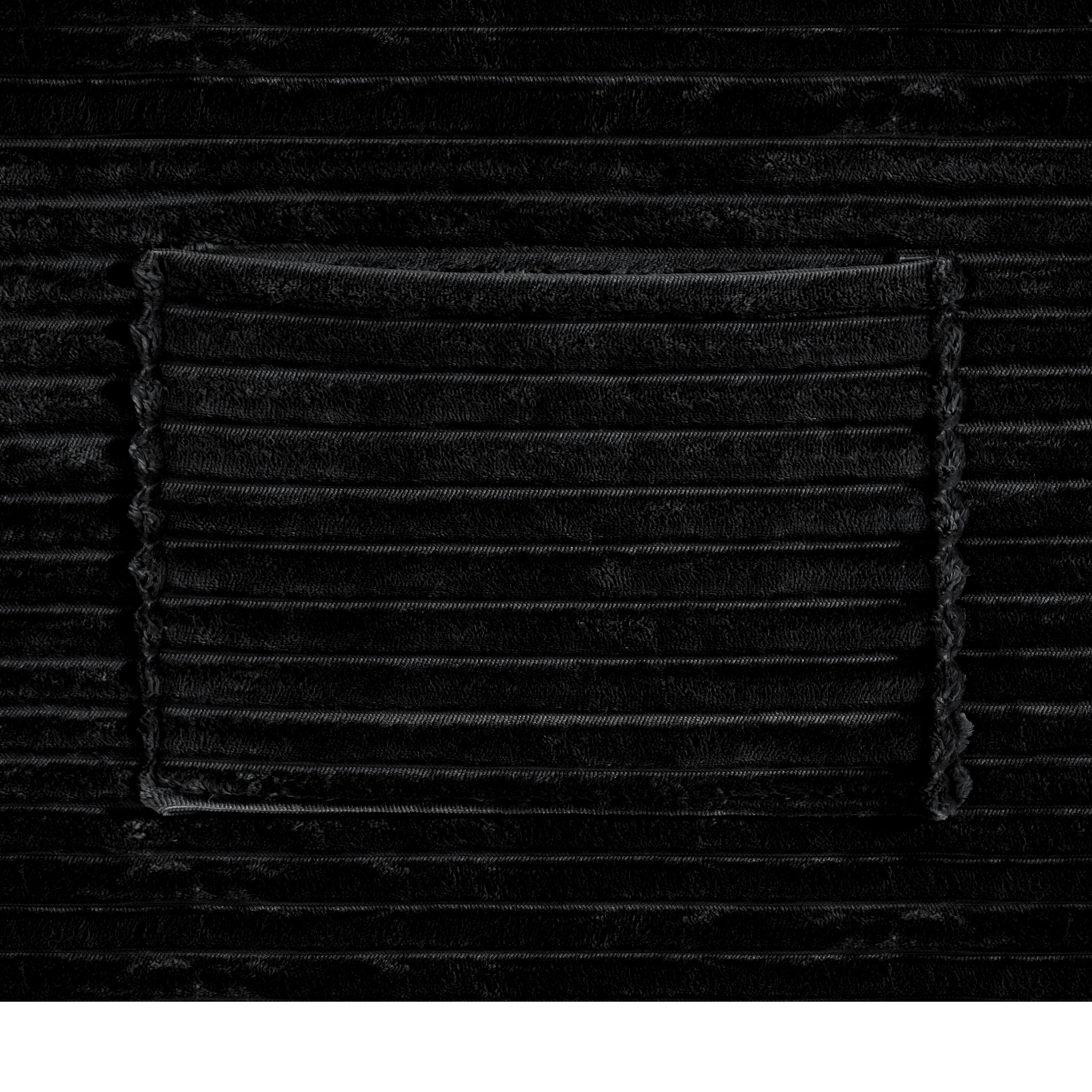 Alt View 2. Anysun - 134" Cloud Sectional Sofa, U-Shape Chaise, Side Pockets & Cup Holder, Modern Modular, Deep Seating, No Assembly - Black.