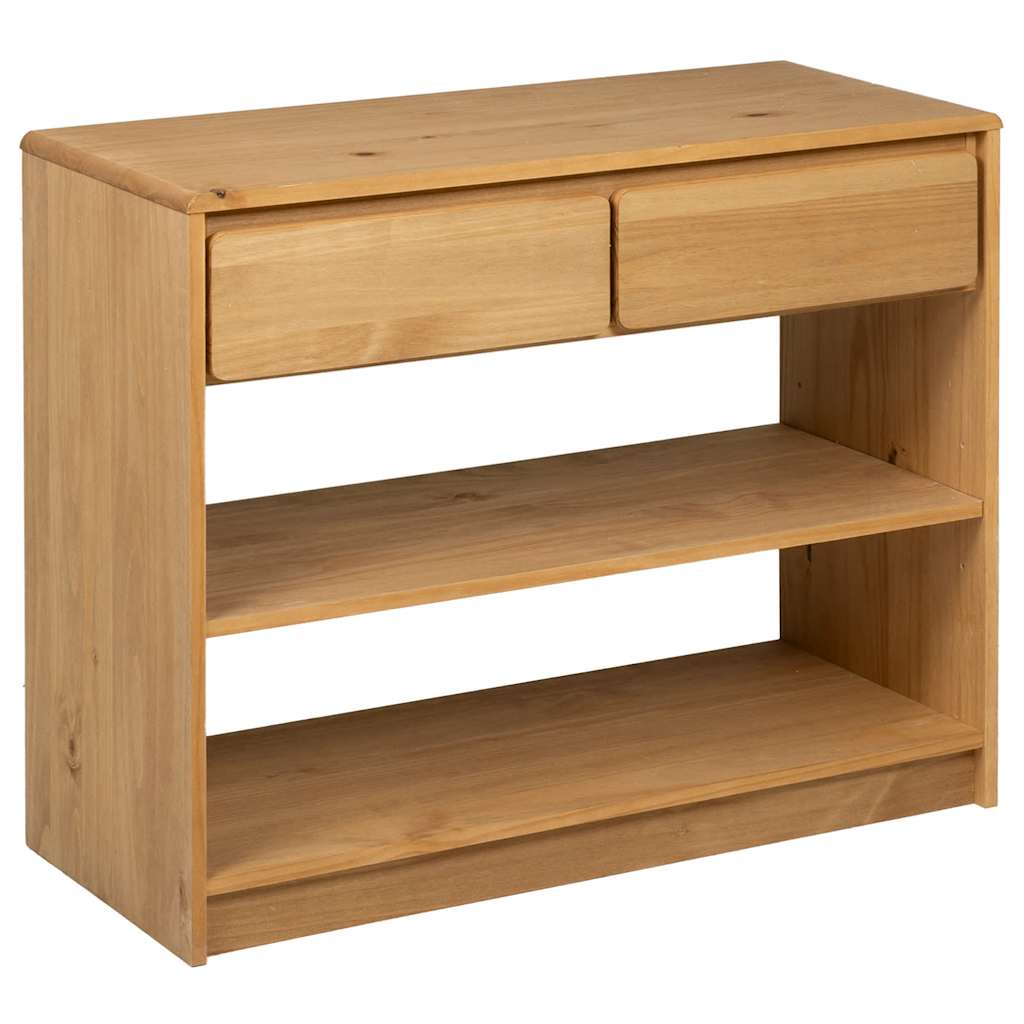 Alt View 1. Boyel Living - 35.2 x 14.4 x 28.7 in. Console Table Solid Wood Pine Table in Brown - Brown.