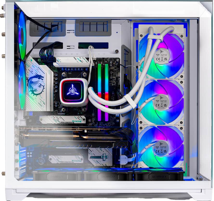 Skytech Gaming Skytech O11V AMD Ryzen 7 9850X3D, 9070XT, 16GB 6000 MHz ...