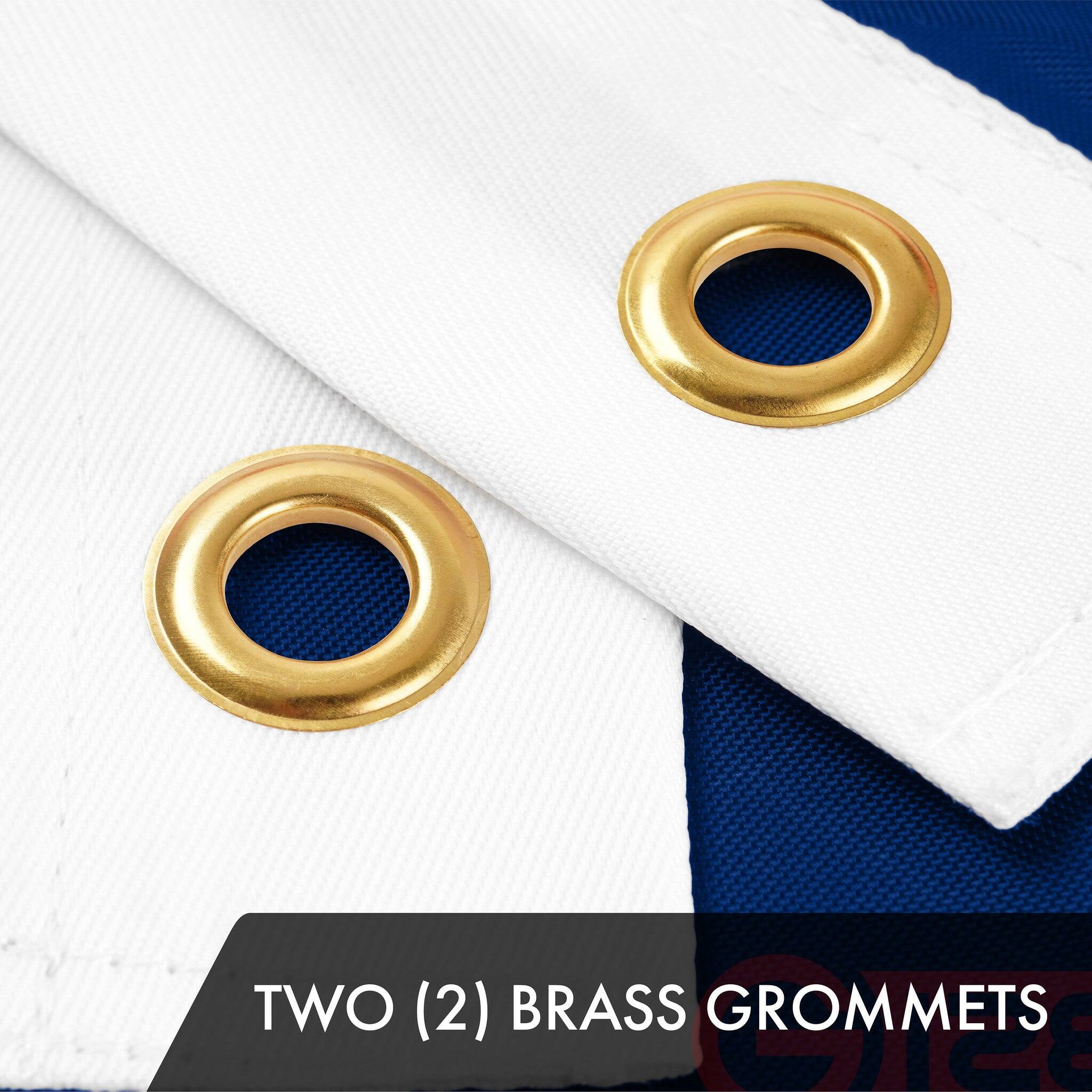 TWO (2) BRASS GROMMETS