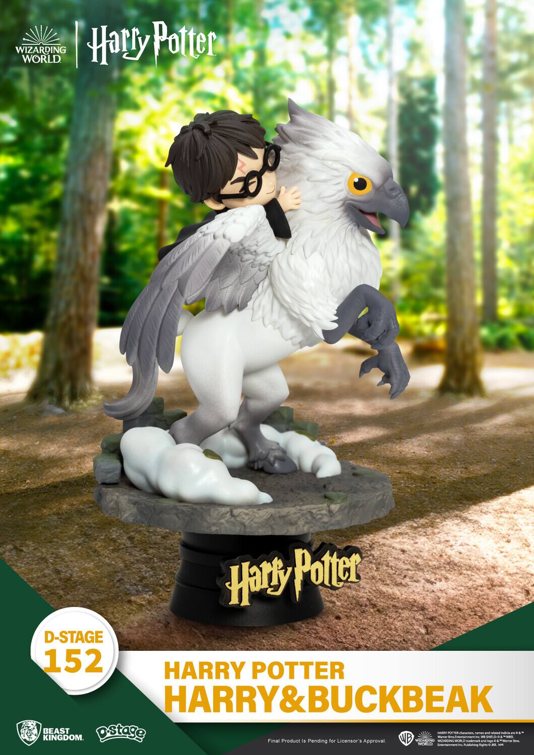 WIZARDING WORLD Harry Potter D-STAGE 152 HARRY POTTER HARRY & BUCKBEAK. Final Product is Pending for Licensor's Approval.