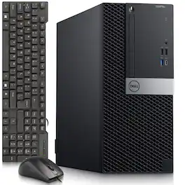 Dell - Refurbished Excellent - Optiplex 7070 Tower Desktop Computer PC | Intel i5-9th 3.0GHz | 8GB DDR4 RAM | 256GB SSD | KB & Mouse | Wi-Fi | Win11