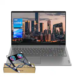 Lenovo - V15 Laptop 15.6" FHD (1920 x 1080) - Intel Core i5-13420H with 16GB RAM - 1TB Solid State Drive - with PCO Laptop Cooler - Gray