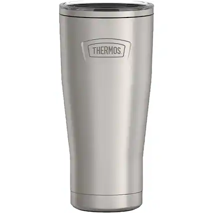Front. Thermos - Thermos 24. oz Icon Insulated Stainless Steel Tumbler - Matte Stainless Steel - Matte Stainless Steel.