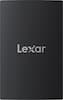 Front. Lexar - Lexar 1TB SL500 Portable SSD, Up to 2000MB/s, Compatible w/Type-C Laptops, iPhone 15/16/17, Smartphones, Tablets, PS5 - Black.
