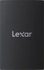 Front. Lexar - Lexar SL500 Portable SSD 1TB, USB 3.2 Gen 2x2 - Black.