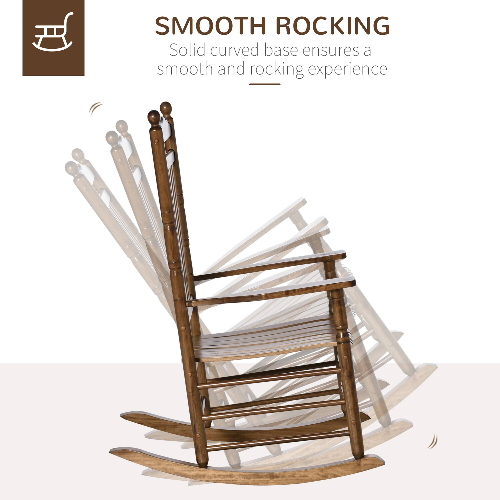 SMOOTH ROCKING
Solid curved base ensures a smooth and rocking experience