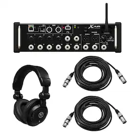 Behringer - X Air XR12 12-Input Digital Mixer, w/Headphones and 2x XLR Cable